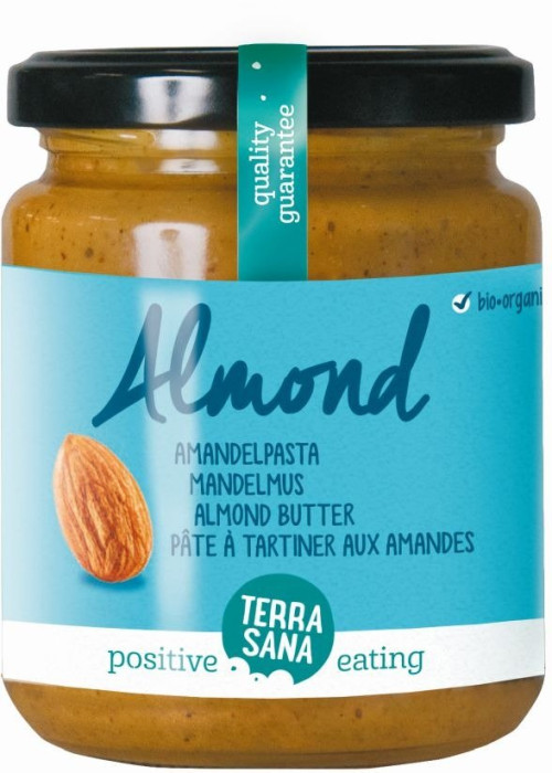 Krem z migdałów prażonych 100 % BIO 250 g - TERRASANA