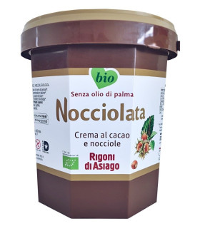 Krem z orzechów laskowych i kakao bezglutenowy BIO 2,5 kg - RIGONI DI ASIAGO (NOCCIOLATA)