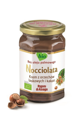 Krem z orzechów laskowych i kakao bezglutenowy BIO 250 g - RIGONI DI ASIAGO (NOCCIOLATA)