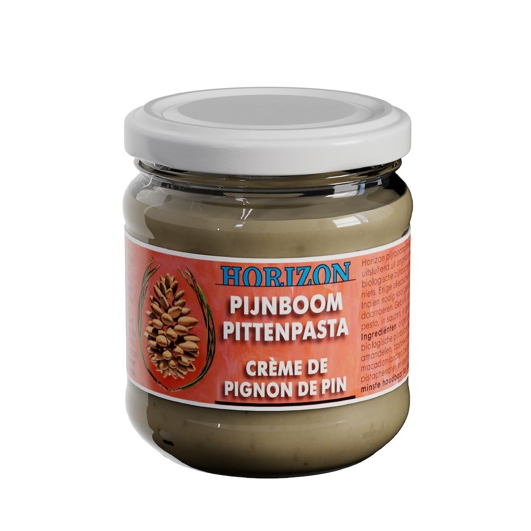 Krem z orzeszków piniowych 100 % bezglutenowy BIO 175 g - HORIZON