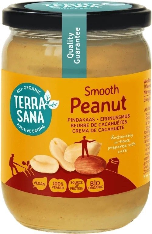 Krem z orzeszków ziemnych prażonych 100 % BIO 500 g - TERRASANA