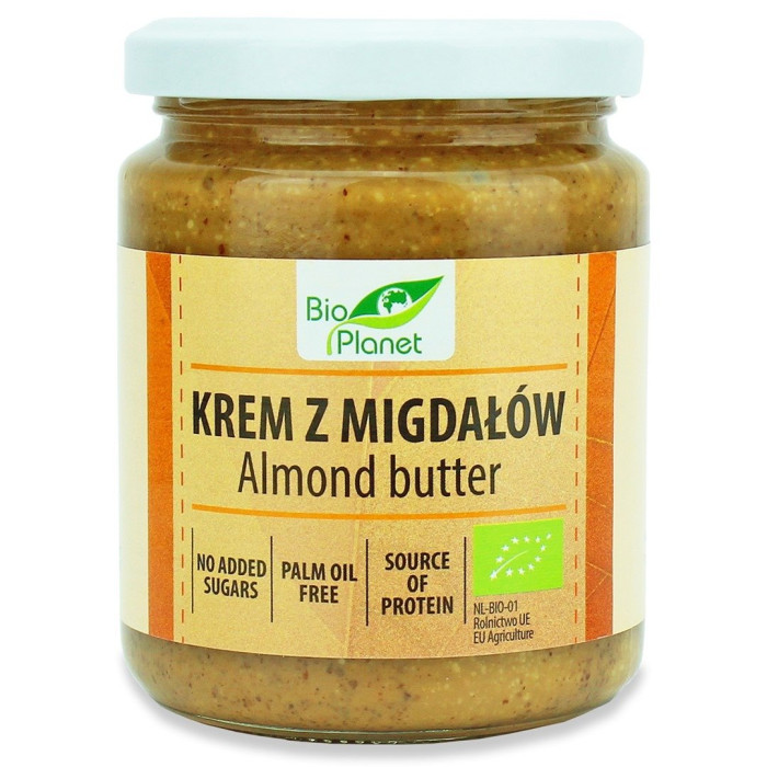 Krem z prażonych migdałów BIO 250 g - BIO PLANET