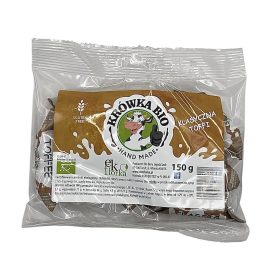 Krówki klasyczne o smaku toffi bezglutenowe BIO 150 g - EKOFLORKA