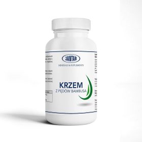Krzem organiczny z pędów bambusa (350 mg) 90 kapsułek - JANTAR