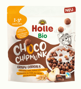 Kulki zbożowe kakaowa wiewiórka bez dodatku cukrów od 1 roku fair trade BIO 125 g - HOLLE