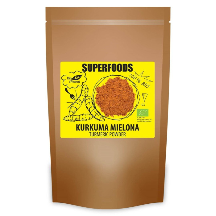 Kurkuma mielona BIO 200 g - BIO PLANET SUPERFOODS
