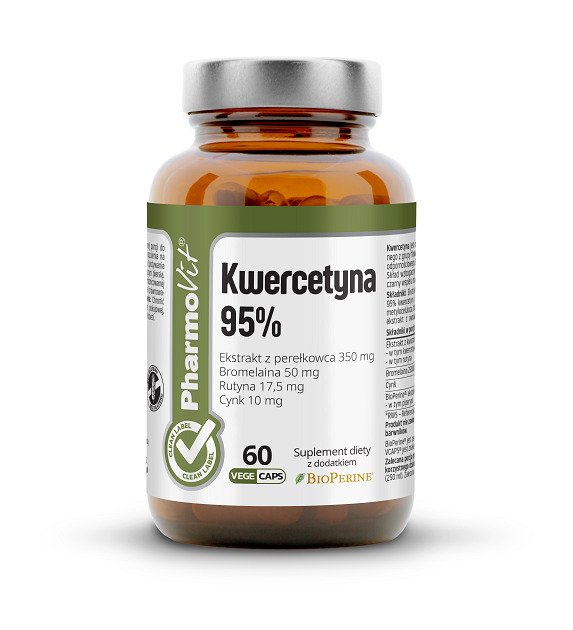 Kwercetyna bezglutenowa 60 kapsułek - PHARMOVIT (CLEAN LABEL)