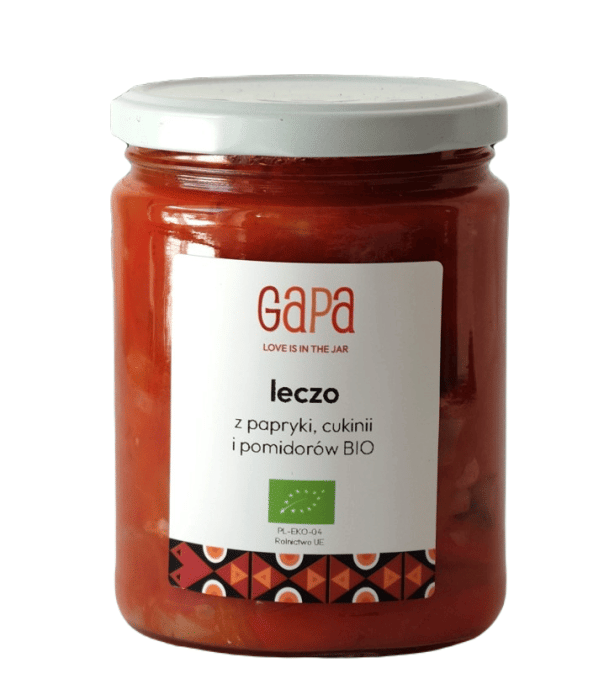 Leczo z pomidorów, papryki i cukinii BIO 450 g - GAPA