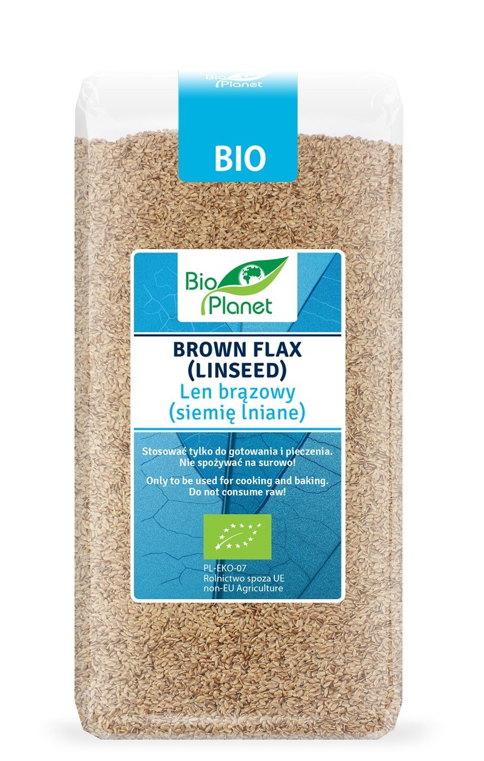 Len brązowy (siemię lniane) BIO 400 g - BIO PLANET