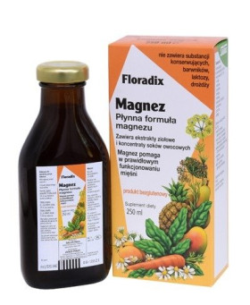 Magnez w płynie bezglutenowy 250 ml - SALUS (FLORADIX)