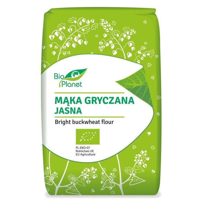 Mąka gryczana jasna bezglutenowa BIO 500 g - BIO PLANET