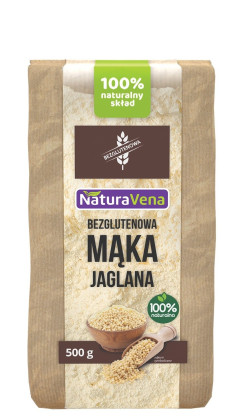 Mąka jaglana bezglutenowa 500 g - NATURAVENA