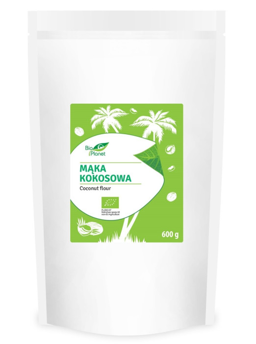 Mąka kokosowa bezglutenowa BIO 600 g - BIO PLANET