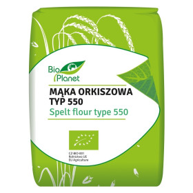 Mąka orkiszowa jasna typ 550 BIO 1 kg - BIO PLANET