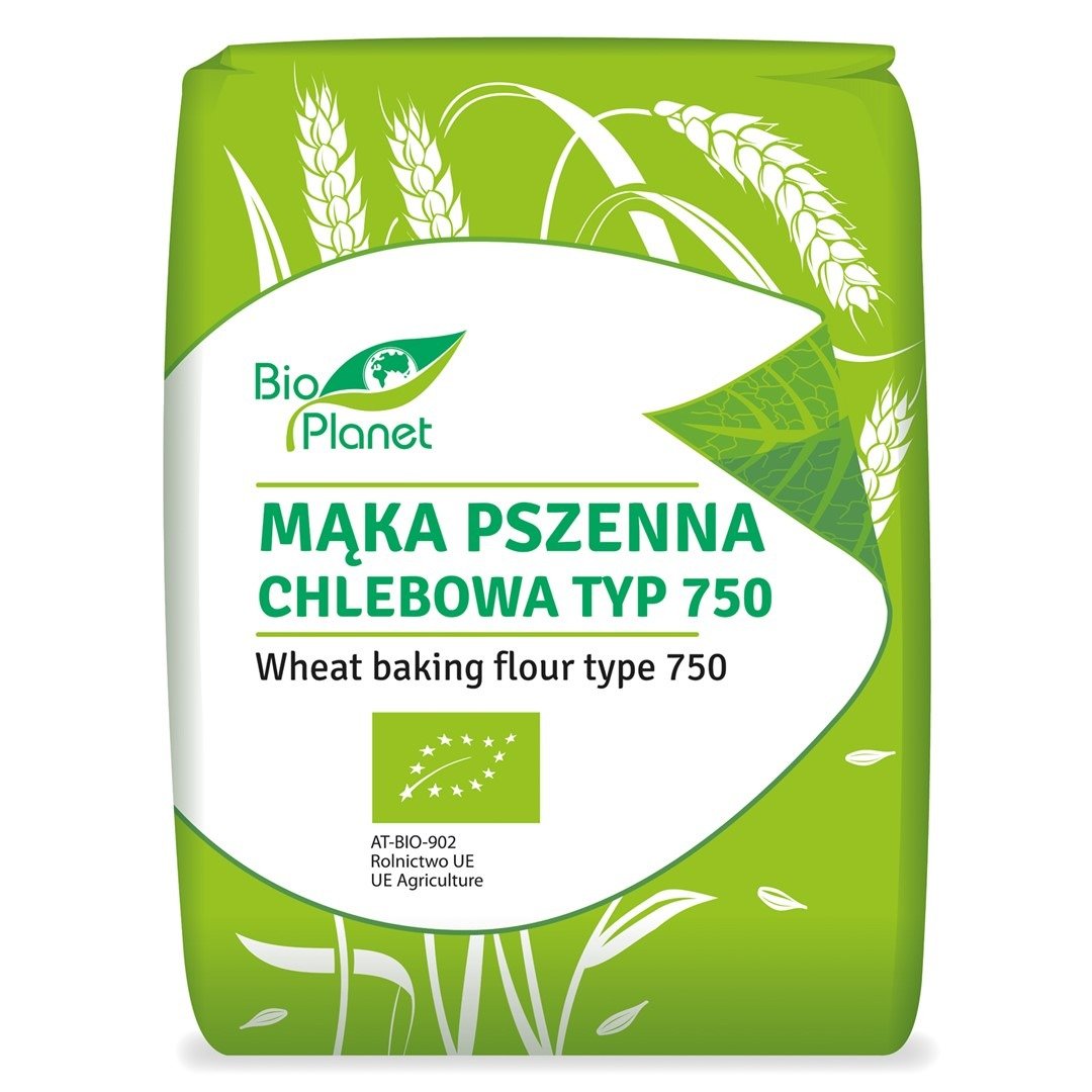 Mąka pszenna chlebowa typ 750 BIO 1 kg - BIO PLANET
