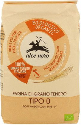 Mąka pszenna typ 0 na pizzę BIO 1 kg - ALCE NERO