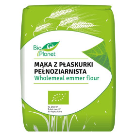 Mąka z płaskurki pełnoziarnista BIO 1 kg - BIO PLANET