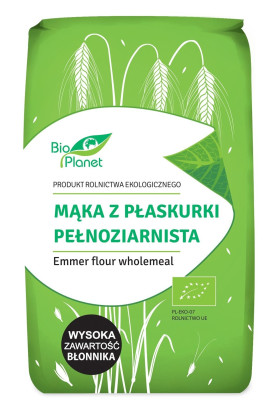 Mąka z płaskurki pełnoziarnista BIO 500 g - BIO PLANET