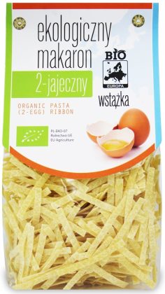Makaron (2-jajeczny semolinowy) wstążki BIO 250 g - BIO PLANET