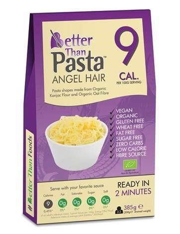 Makaron (konjac) angel hair bezglutenowy BIO 385 g (300 g) - BETTER THAN FOODS