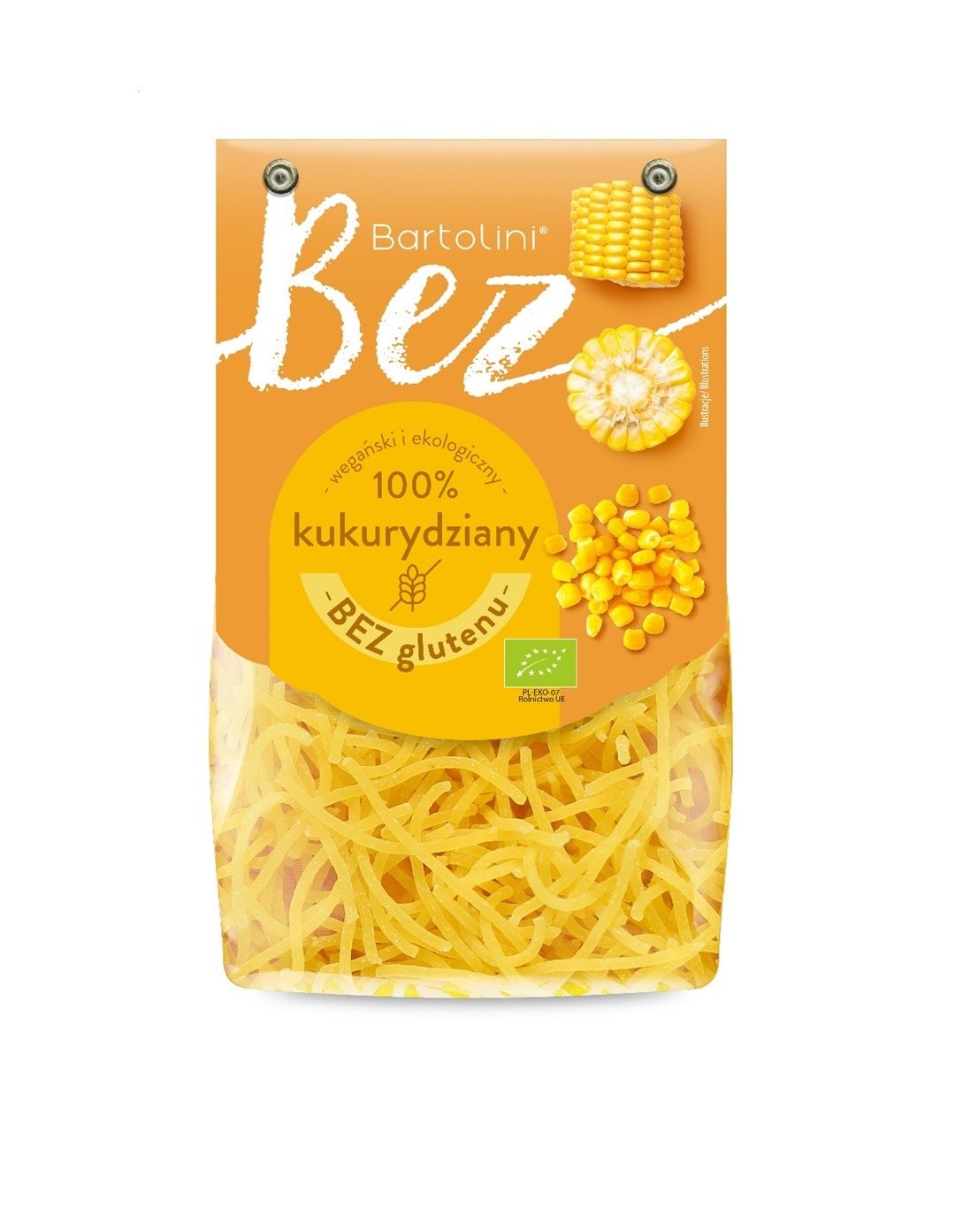 Makaron&#x20;&#x28;kukurydziany&#x29;&#x20;krajanka&#x20;bezglutenowy&#x20;BIO&#x20;250&#x20;g&#x20;-&#x20;BARTOLINI