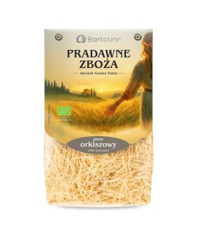 Makaron (orkiszowy) nitka BIO 250 g - BARTOLINI (PRADAWNE ZBOŻA)
