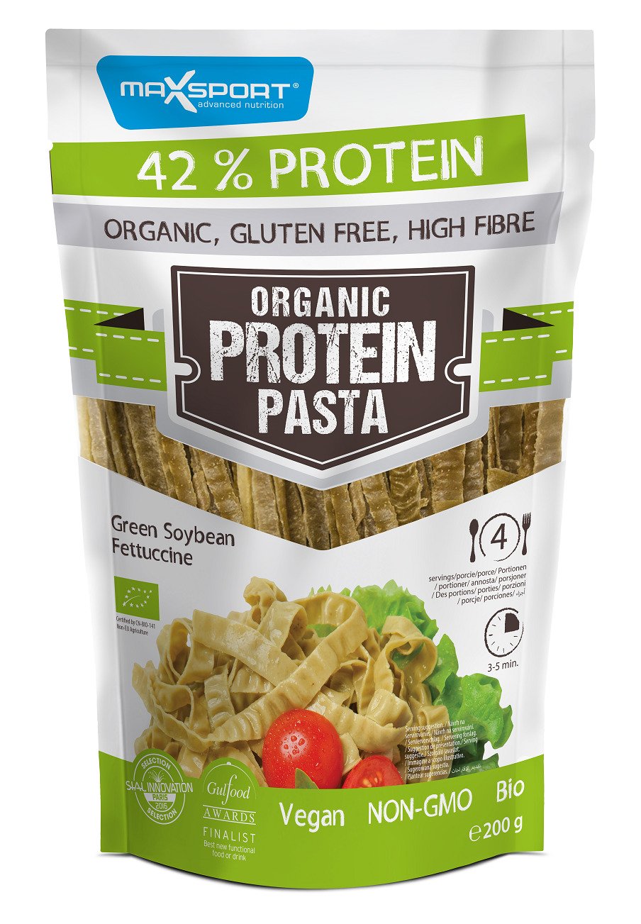 Makaron&#x20;proteinowy&#x20;&#x28;z&#x20;soi&#x20;zielonej&#x29;&#x20;fettuccine&#x20;bezglutenowy&#x20;BIO&#x20;200&#x20;g&#x20;-&#x20;MAXSPORT