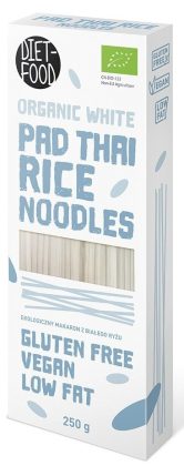 Makaron (ryżowy) noodle pad thai bezglutenowy BIO 250 g - DIET-FOOD
