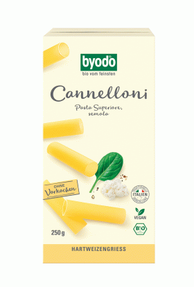 Makaron (semolinowy) cannelloni BIO 250 g - BYODO