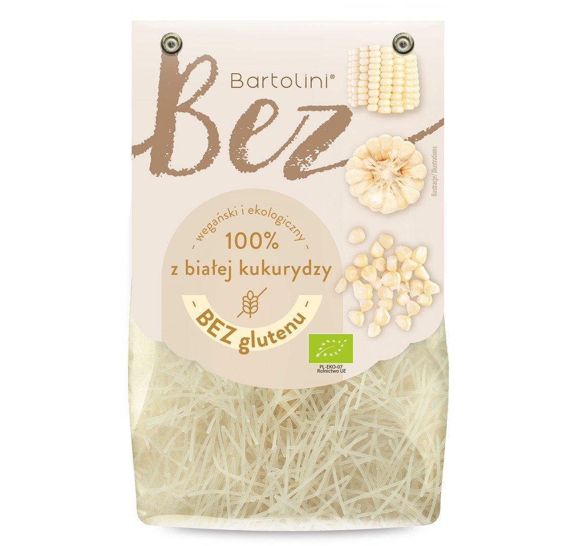 Makaron&#x20;&#x28;z&#x20;bia&#x0142;ej&#x20;kukurydzy&#x29;&#x20;krajanka&#x20;bezglutenowy&#x20;BIO&#x20;250&#x20;g&#x20;-&#x20;BARTOLINI
