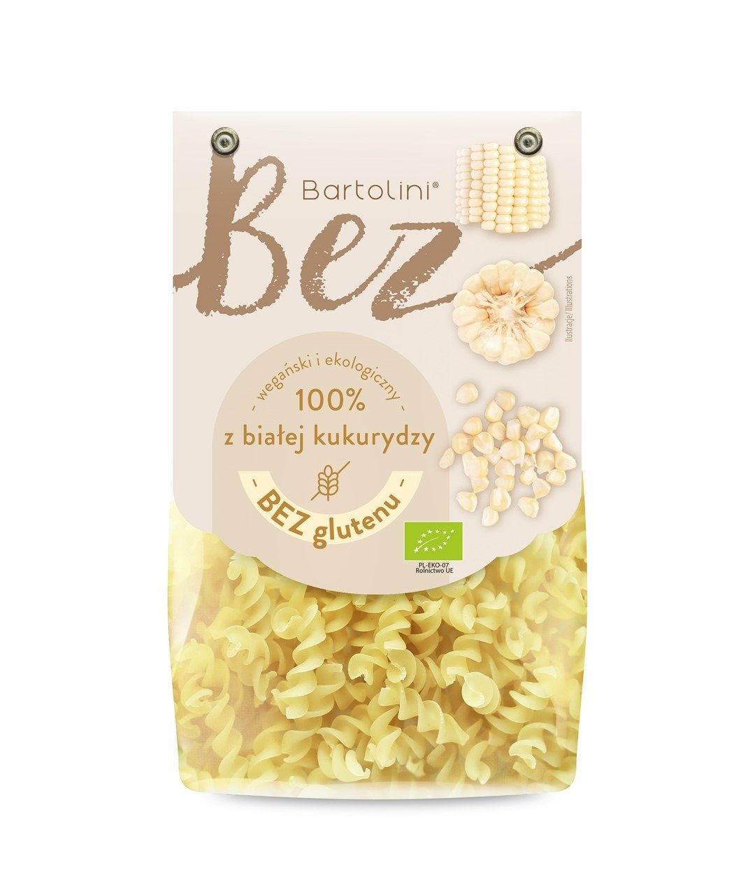 Makaron&#x20;&#x28;z&#x20;bia&#x0142;ej&#x20;kukurydzy&#x29;&#x20;&#x015B;widerki&#x20;bezglutenowy&#x20;BIO&#x20;250&#x20;g&#x20;-&#x20;BARTOLINI