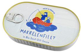 Makrela filety w BIO SOSIE MUSZTARDOWO - KOPERKOWYM 200 g - HEIN i GRAETJE (SYWAN)
