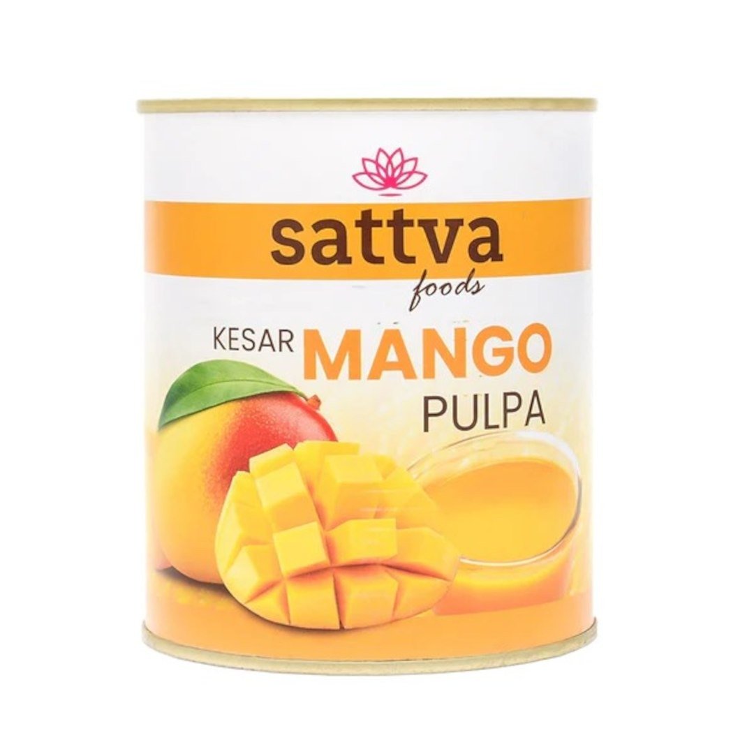Mango kesar pulpa 850 g - SATTVA (FOODS)