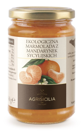 Marmolada z mandarynek sycylijskich BIO 360 g - AGRISICILIA