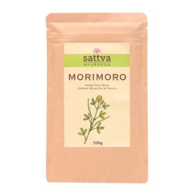 Maseczka ziołowa do twarzy morimoro 100 g - SATTVA (AYURVEDA)
