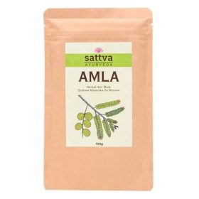 Maseczka ziołowa do włosów amla 100 g - SATTVA (AYURVEDA)