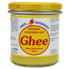 Masło klarowane ghee BIO 220 g - FINCK AYURVEDA