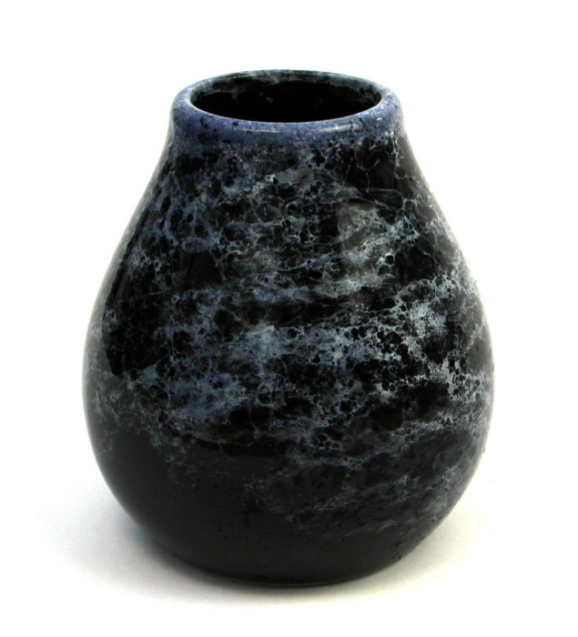 Matero ceramiczne marmol blue 350 ml - YERBA MATE GREEN ORGANIC