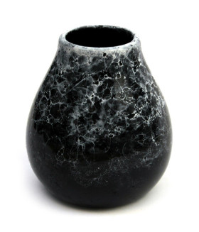 Matero ceramiczne marmol dark 350 ml - ORGANIC MATE GREEN