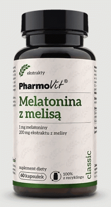 Melatonina z melisą 60 kapsułek - PHARMOVIT (CLASSIC)