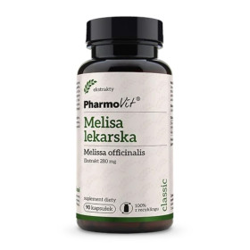 Melisa lekarska ekstrakt (280 mg) bezglutenowa 90 kapsułek - PHARMOVIT (CLASSIC)