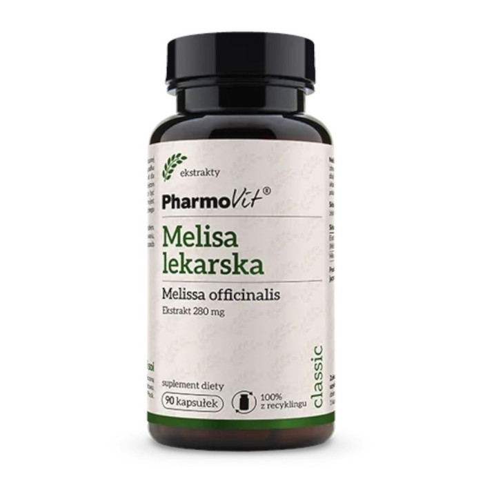 Melisa lekarska ekstrakt (280 mg) bezglutenowa 90 kapsułek - PHARMOVIT (CLASSIC)