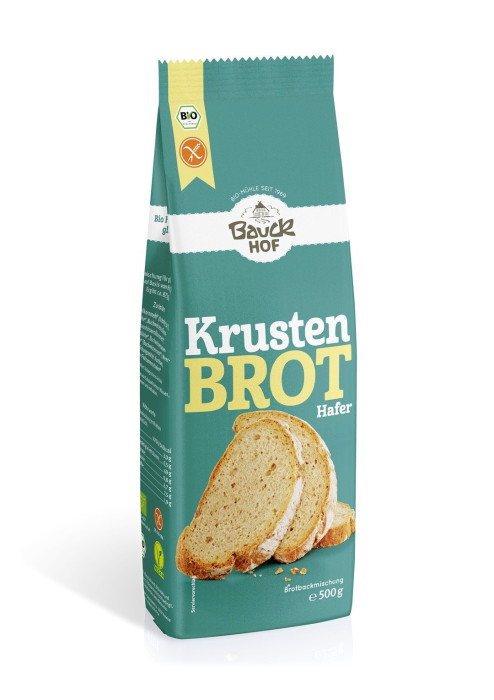 Mieszanka do wypieku chleba owsianego bezglutenowa BIO 500 g - BAUCK HOF