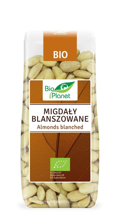 Migdały blanszowane BIO 100 g - BIO PLANET