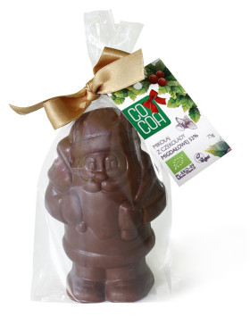Mikołaj z czekolady migdałowej 52 % BIO 75 g - COCOA (PRODUKT SEZONOWY)
