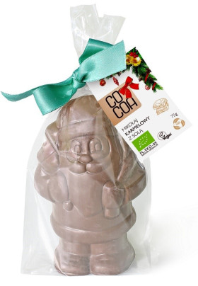 Mikołaj z czekolady o smaku karmelowym z solą BIO 75 g - COCOA (PRODUKT SEZONOWY)