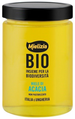 Miód nektarowy akacjowy BIO 700 g - MIELIZIA