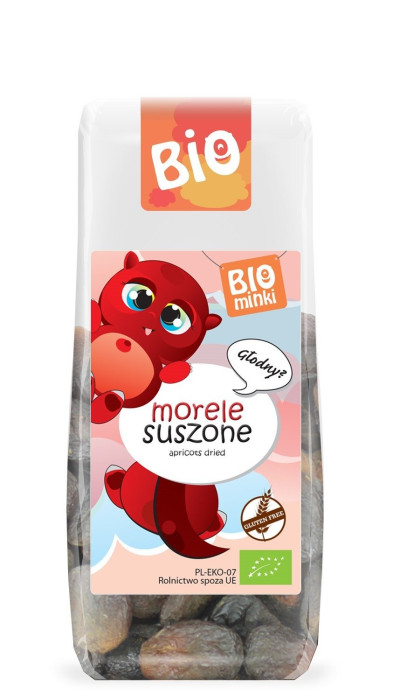 Morele suszone bezglutenowe BIO 100 g - BIOMINKI