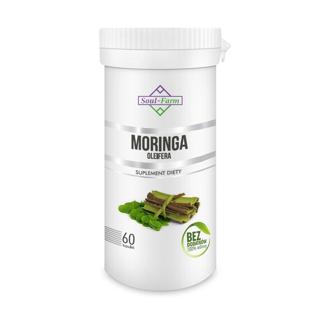Moringa ekstrakt (400 mg) 60 kapsułek - SOUL FARM