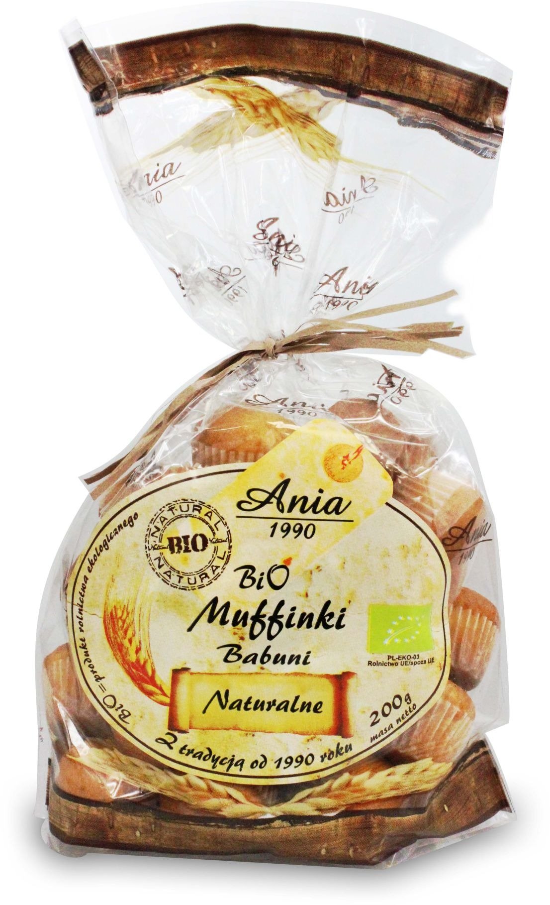 Muffinki babuni naturalne BIO 200 g - BIO ANIA